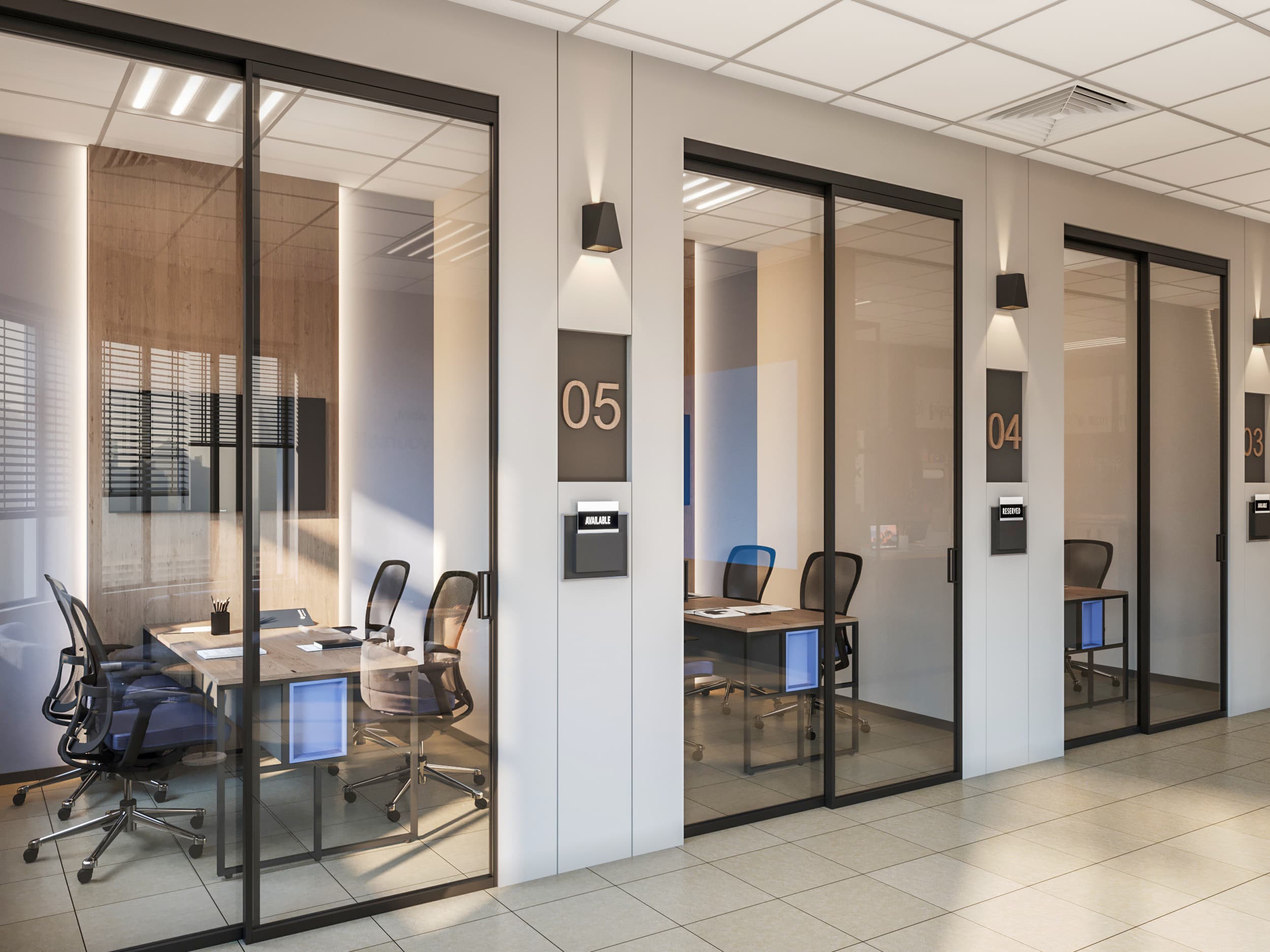 Pods in open workspace